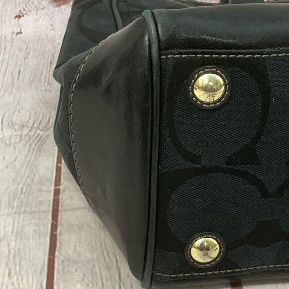 EUC Coach w/ COA Hamptons Medium Madeline Tote - Picture 7 of 12